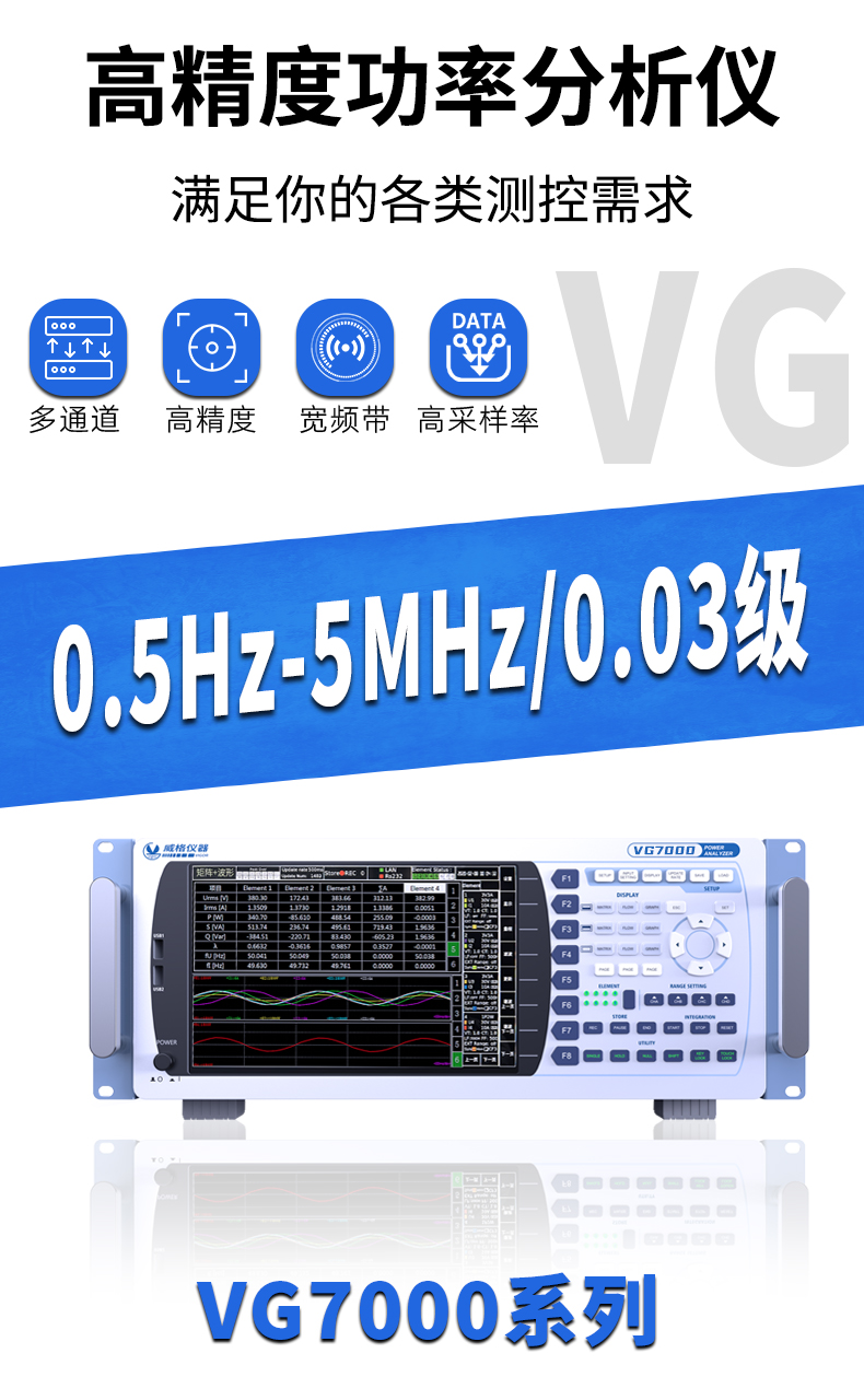 威格新品-VG7000高精度分析测控仪(5M)系列 厂家直销 质量保障插图1 威格新品-VG7000高精度分析测控仪(5M)系列 厂家直销 质量保障插图1